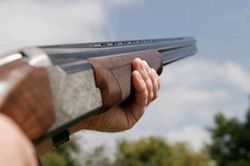 Clay pigeon shooting in Merriott